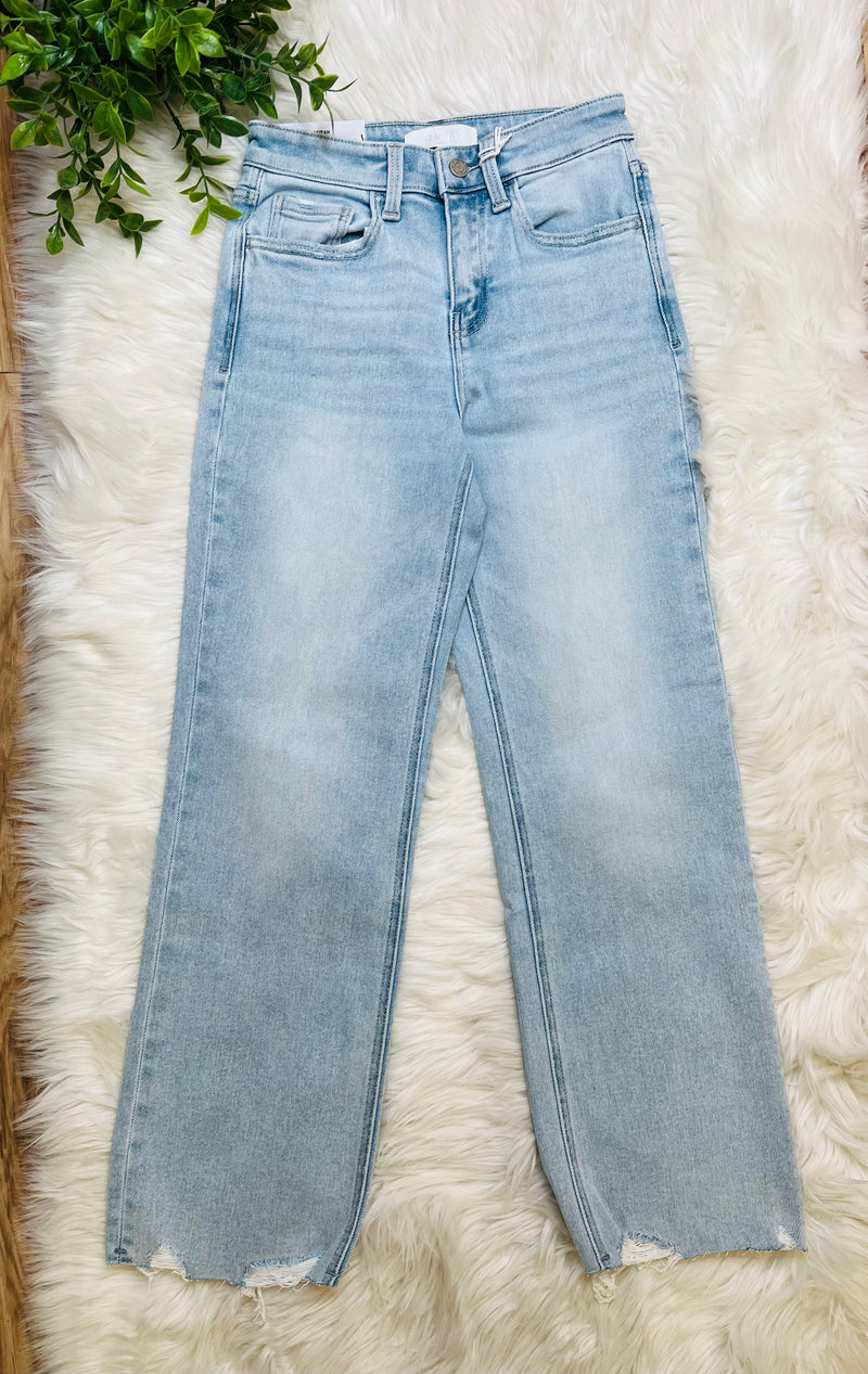 Vervet High Rise Slim Wide Leg Jeans