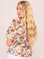 Voy Floral Print Top Women's