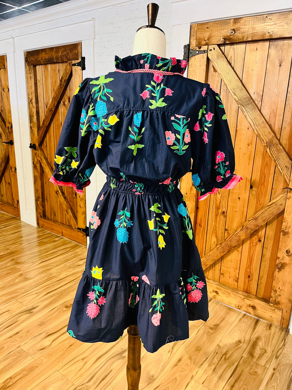 Women’s Navy Floral Dress
