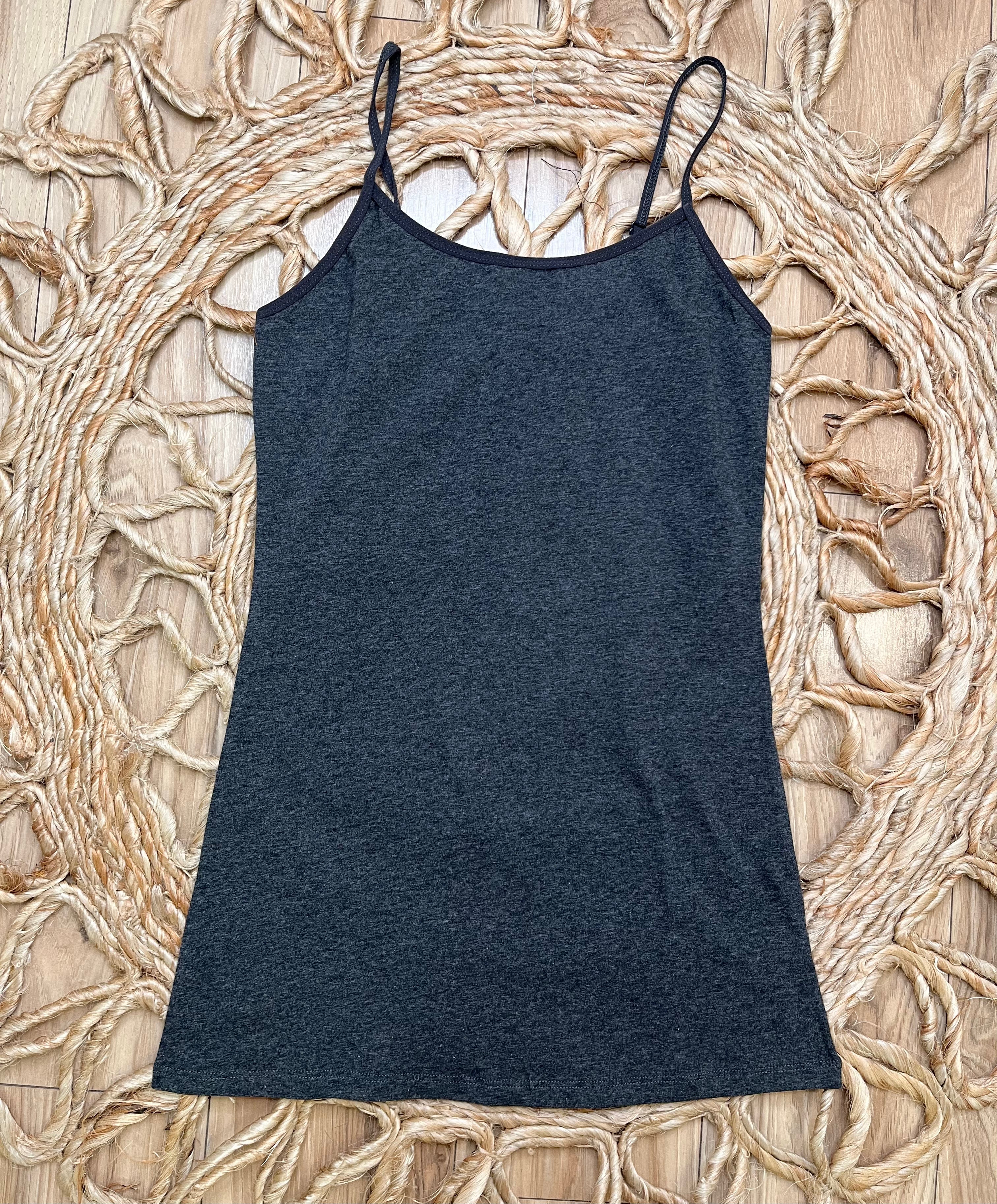 Women’s Active Basic Charcoal Tank