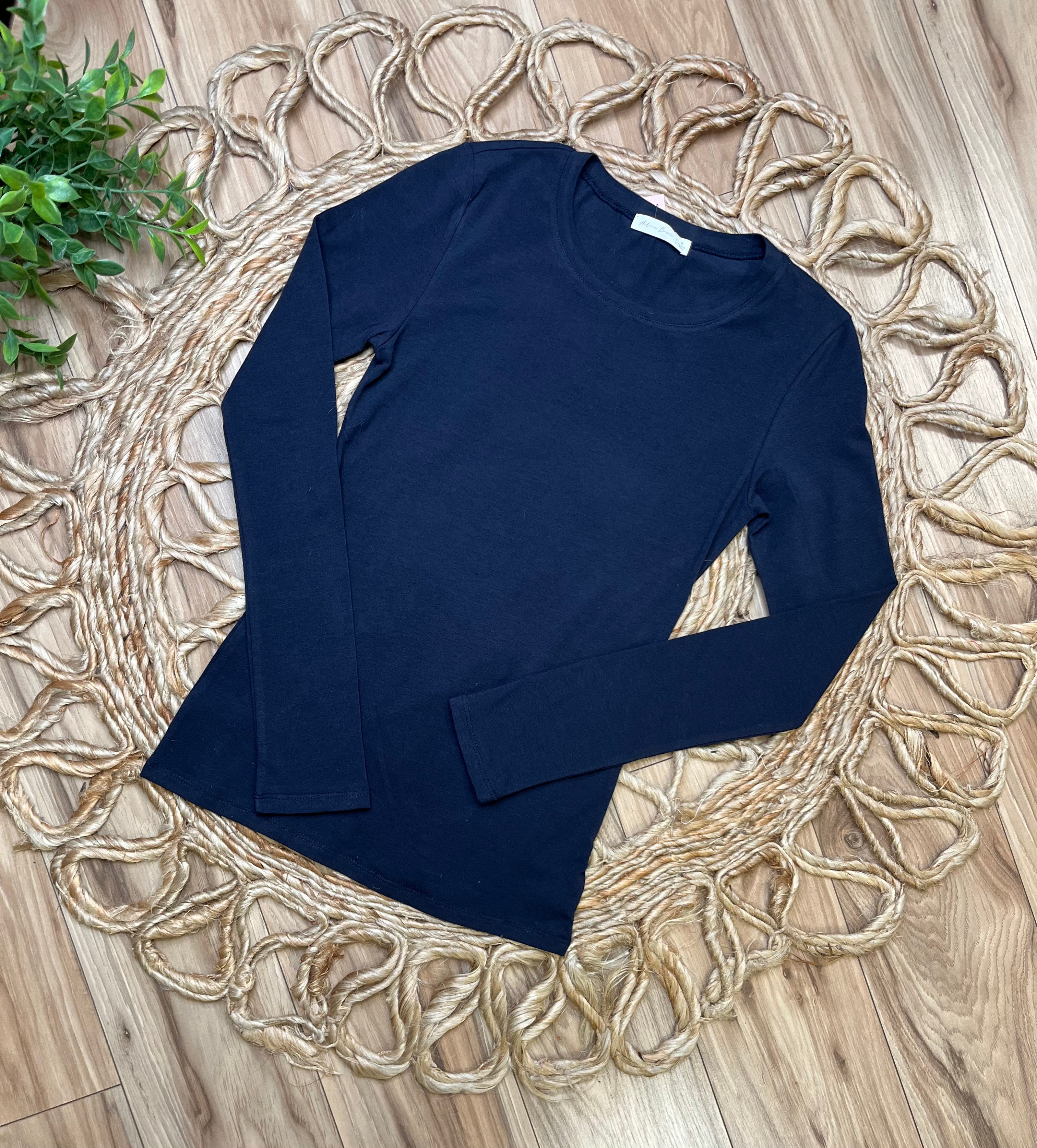 Women’s Active Basic Navy Shirt