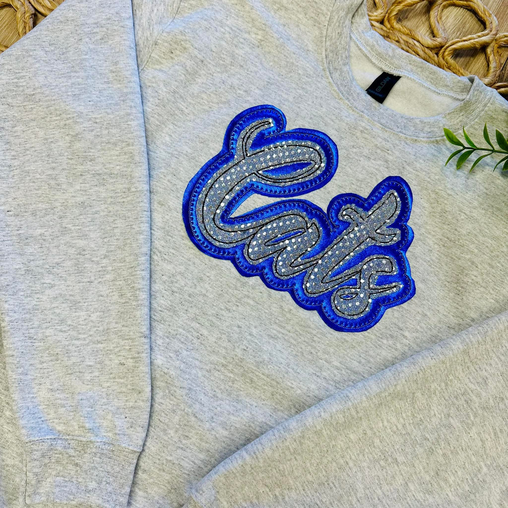 Women’s Cats Embroidered Graphic Sweatshirt