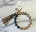 Women’s Cheetah Print And Marble Wristlet