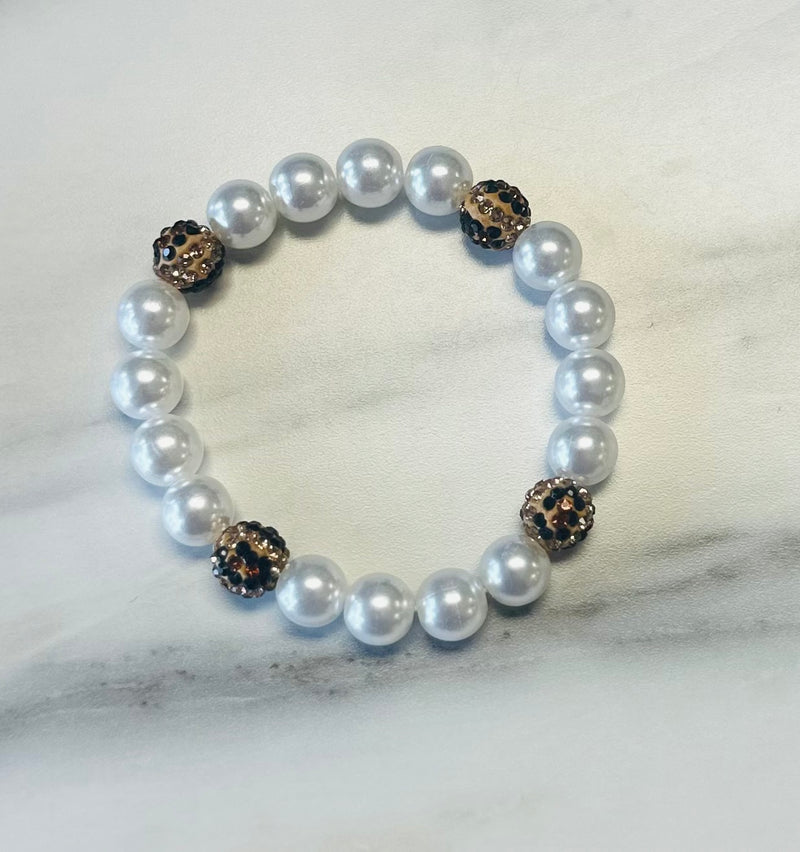 Women’s Cheetah Print Pear Bracelet