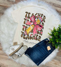 Women’s Cheetah Teacher Tee by Simply Southern Graphic Tee
