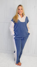 Women’s Denim Blue Relaxed Fit Corduroy Set