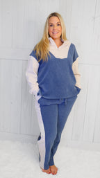 Women’s Denim Blue Relaxed Fit Corduroy Set