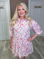 Women’s Floral Bouquet Bubble Dress SS