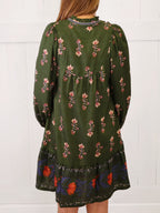 Women’s Forest Green Floral Dress FW