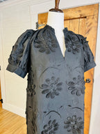 Women’s GiGiO Black 3D Floral Dress