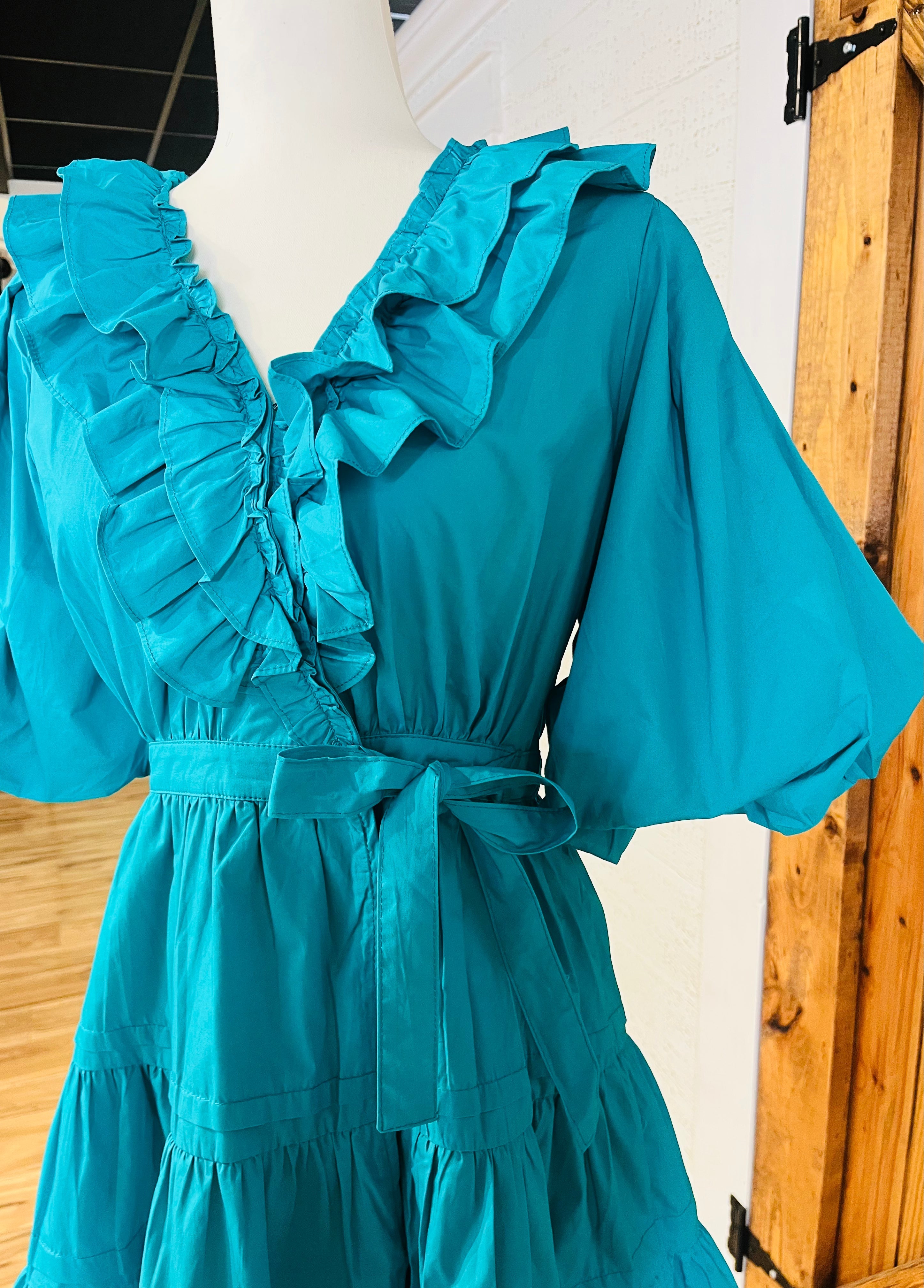 Women’s GiGiO Jade Tiered Wrap Dress