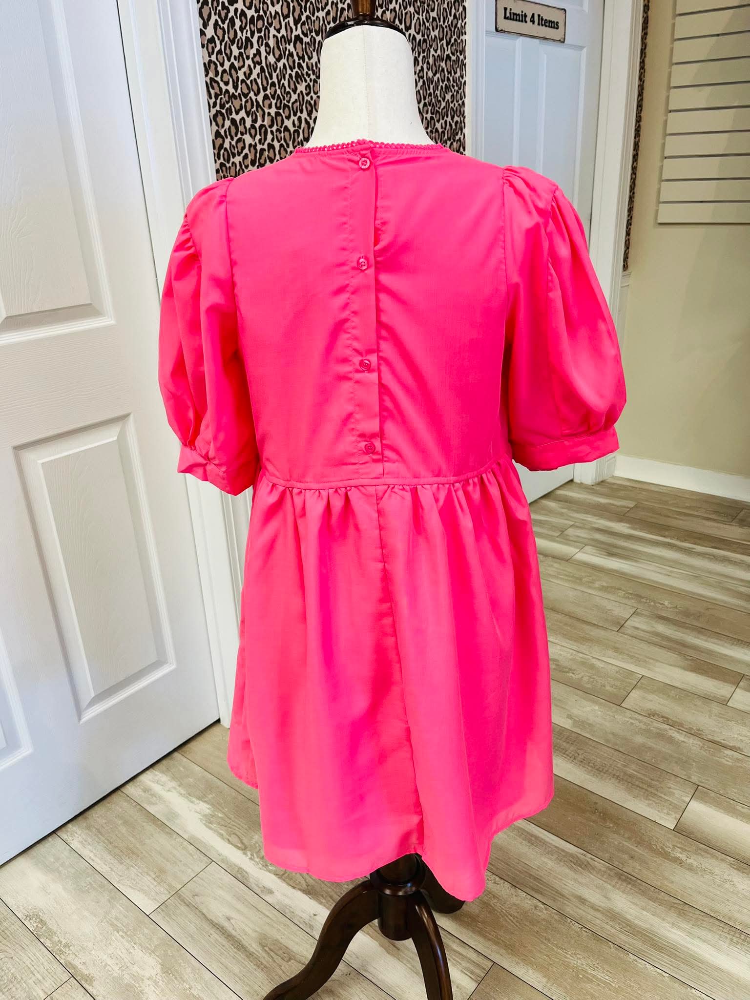 Women’s GiGiO Pink Bow Tie Waist Dress