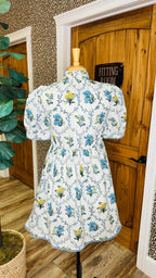 Women’s GiGiO Winding Vine Floral Button Down Dress