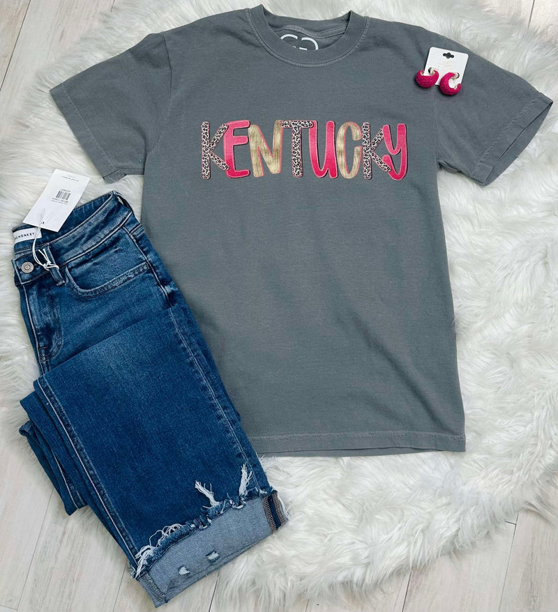 Women’s Golden Girls Cheetah and Pink Kentucky Tee