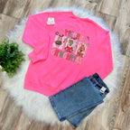 Women’s Grinch Christmas Crewneck Graphic Sweatshirt