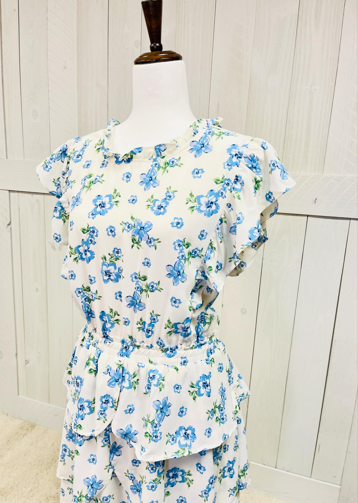 Women’s Hayden Blue Floral Dress SS