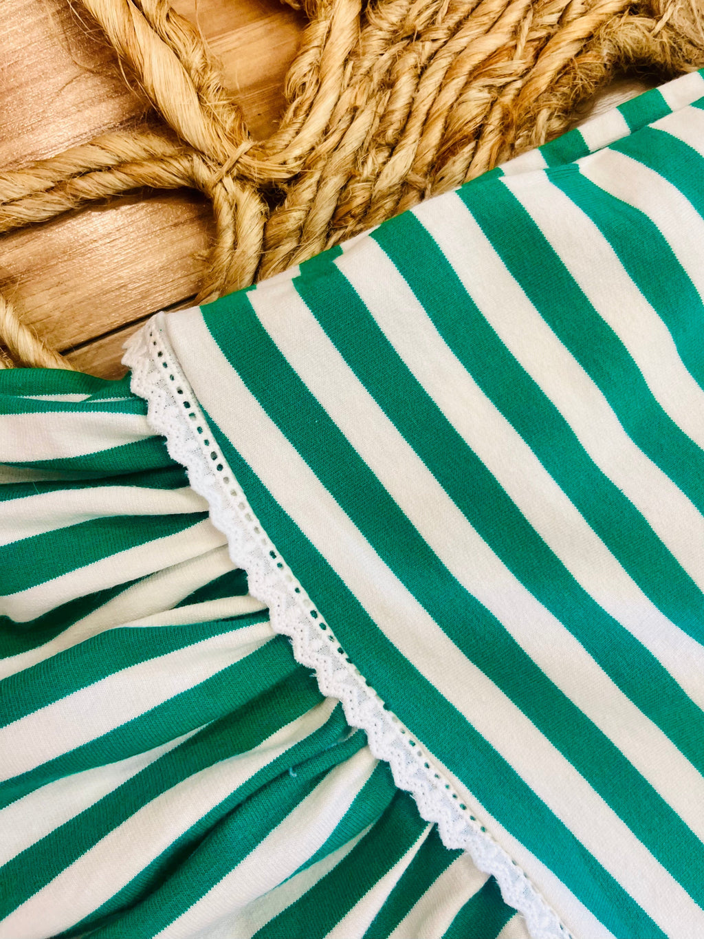 Women’s Kelly Green Striped Umgee Dress