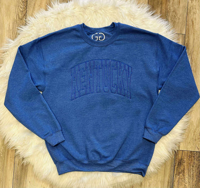 Women’s Kentucky Embroidered Crewneck Sweater