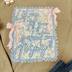 Women’s “Let me tell you about my Jesus” Soft Style High Quality Sweatshirt by GG