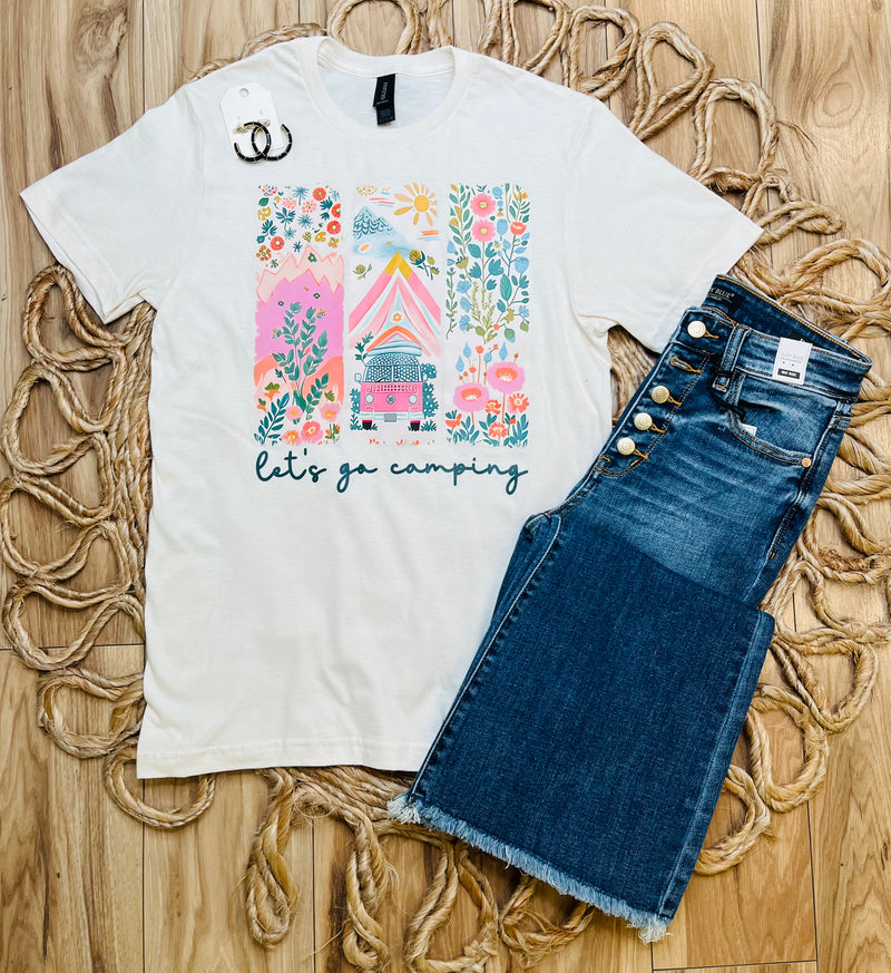 Women’s Let’s Go Camping Tee