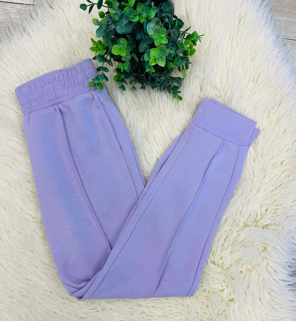 Women’s Lilac Quarter Zip Scuba Jogger Set
