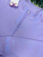 Women’s Lilac Quarter Zip Scuba Jogger Set