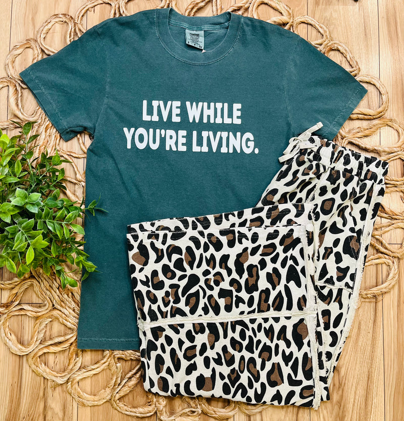Women’s Live While You’re Living tee