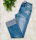 Women’s MICA High Rise Straight Asymmetrical Waistband Jeans