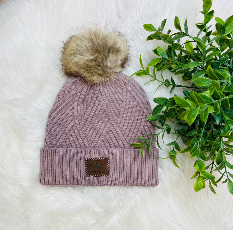 Women’s Mauve CC beanie