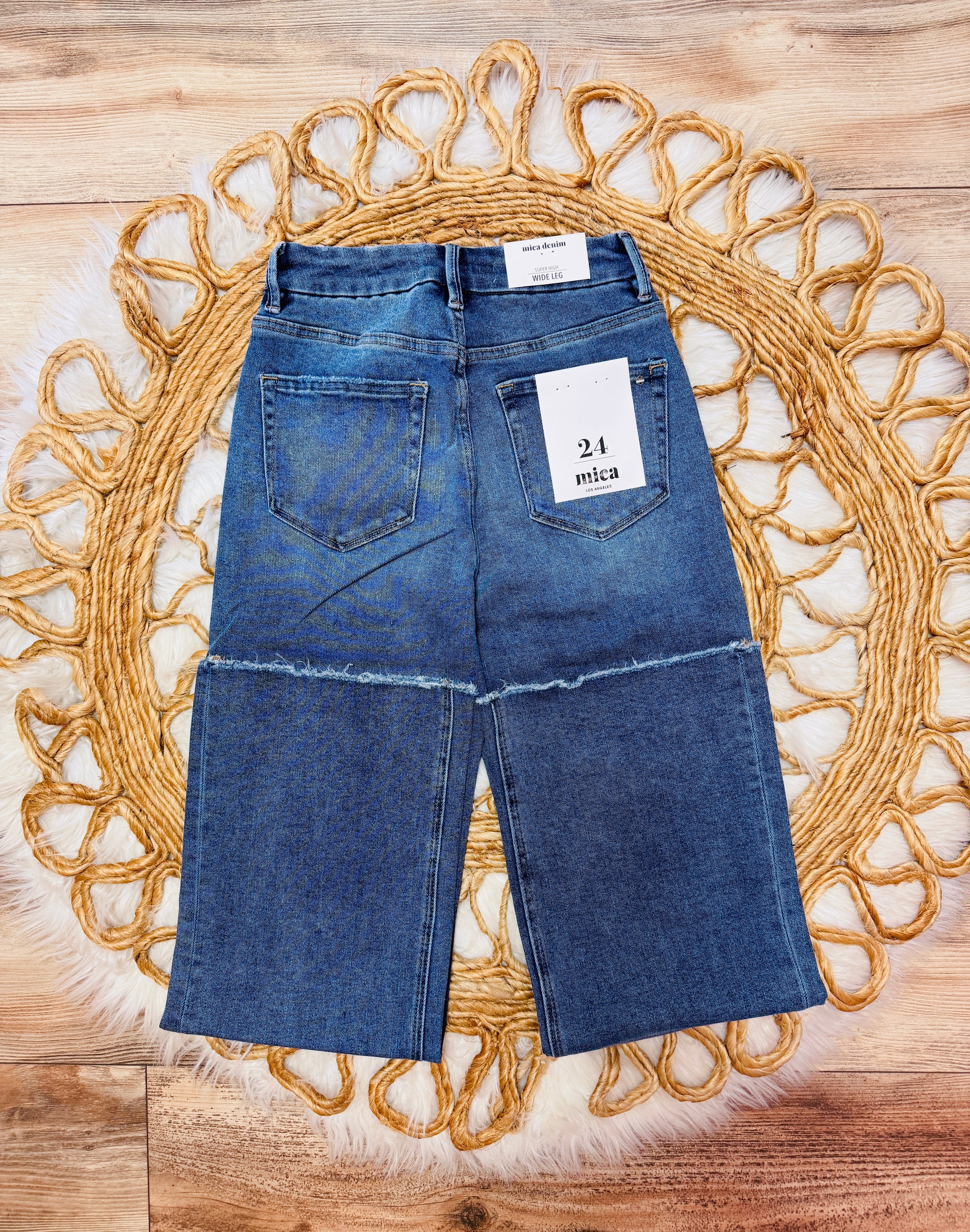 Women’s Mica Super High Rise Wide Leg Jeans Style 182M