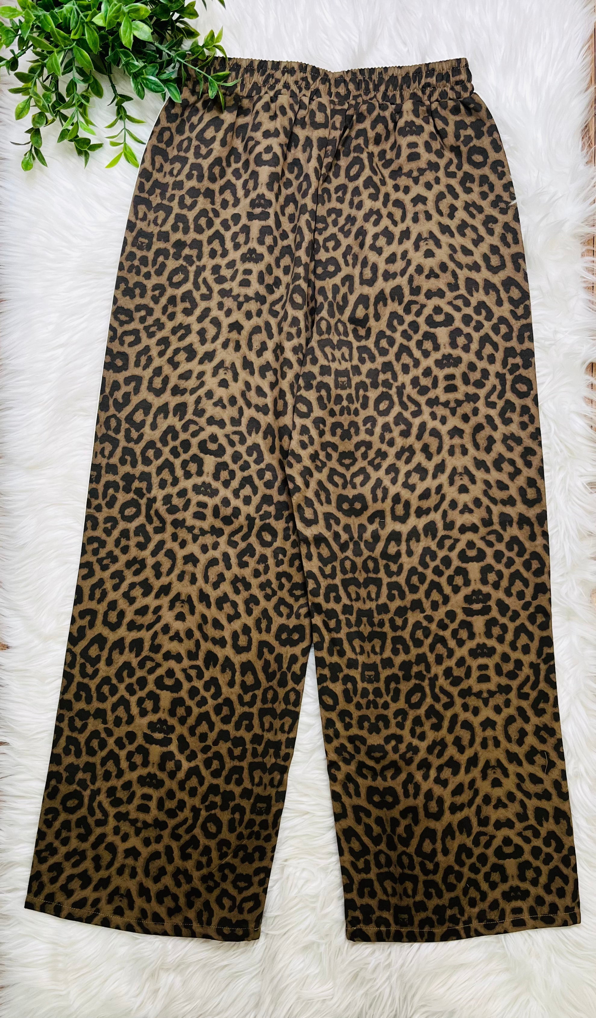 Women’s Mocha Leopard Pants