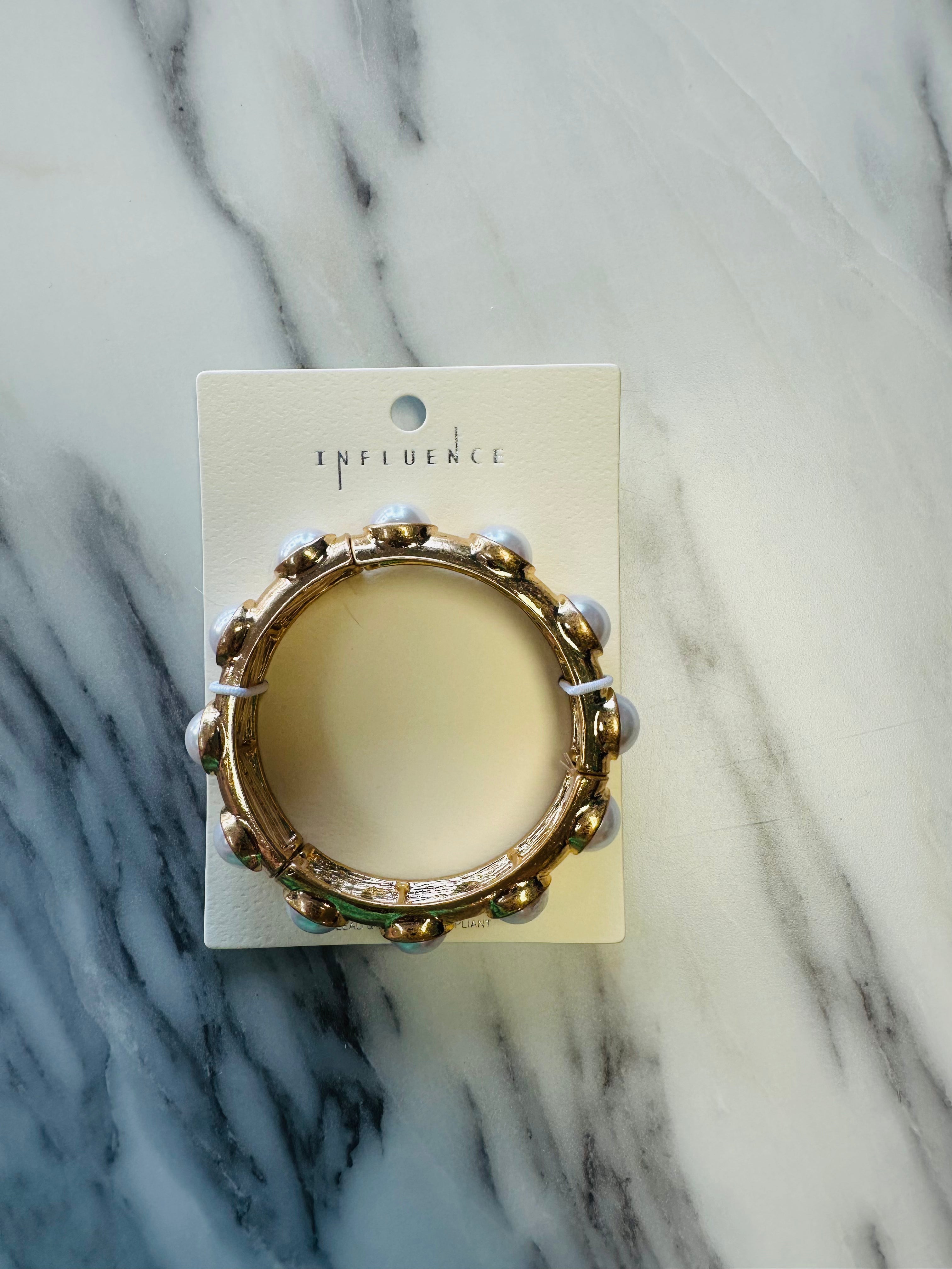 Women’s Mother Of Pearl Golden Bracelet