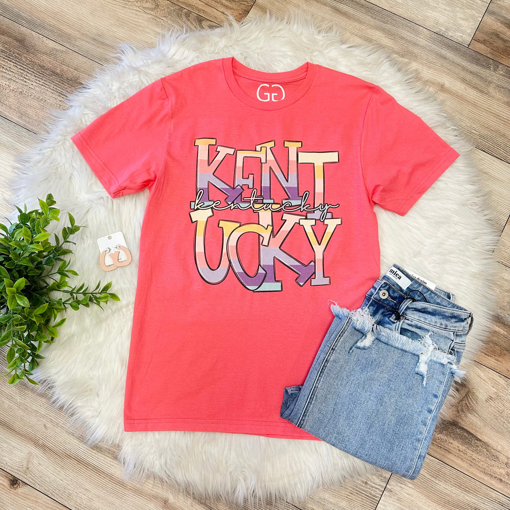 Women’s Orange Kentucky Graphic Tee