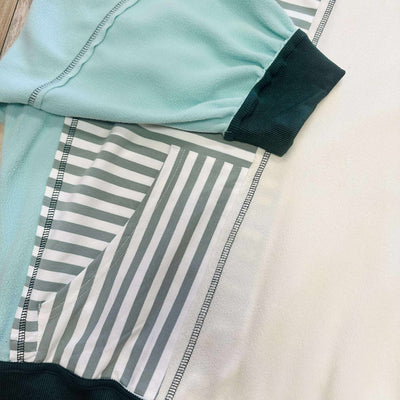 Women’s Oversized Mixed Print Pullover Top Sweater