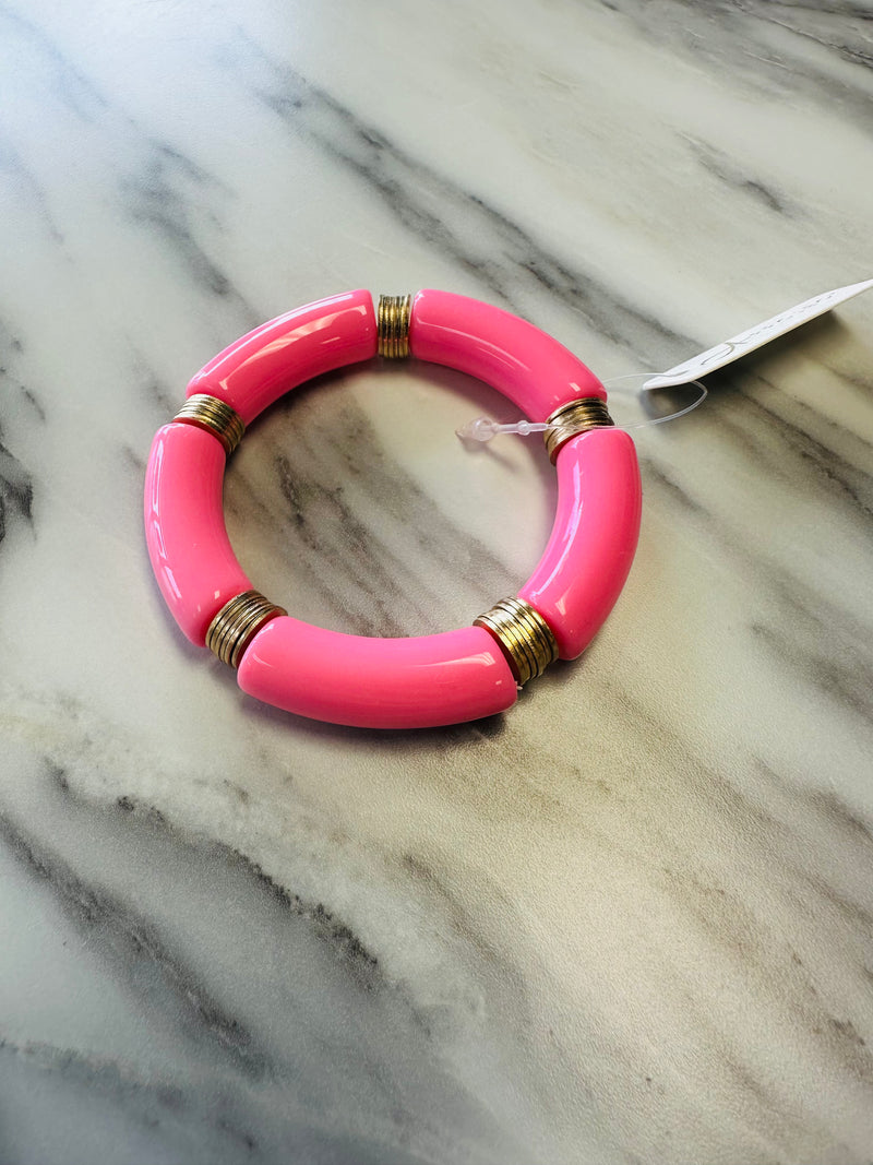 Women’s Pink and Gold Bracelet
