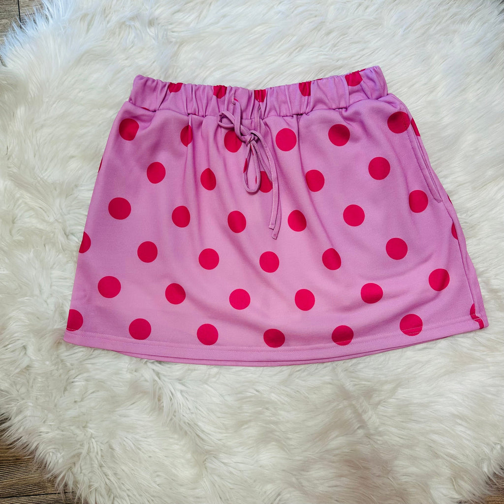 Women’s Polka Dot Skort Set