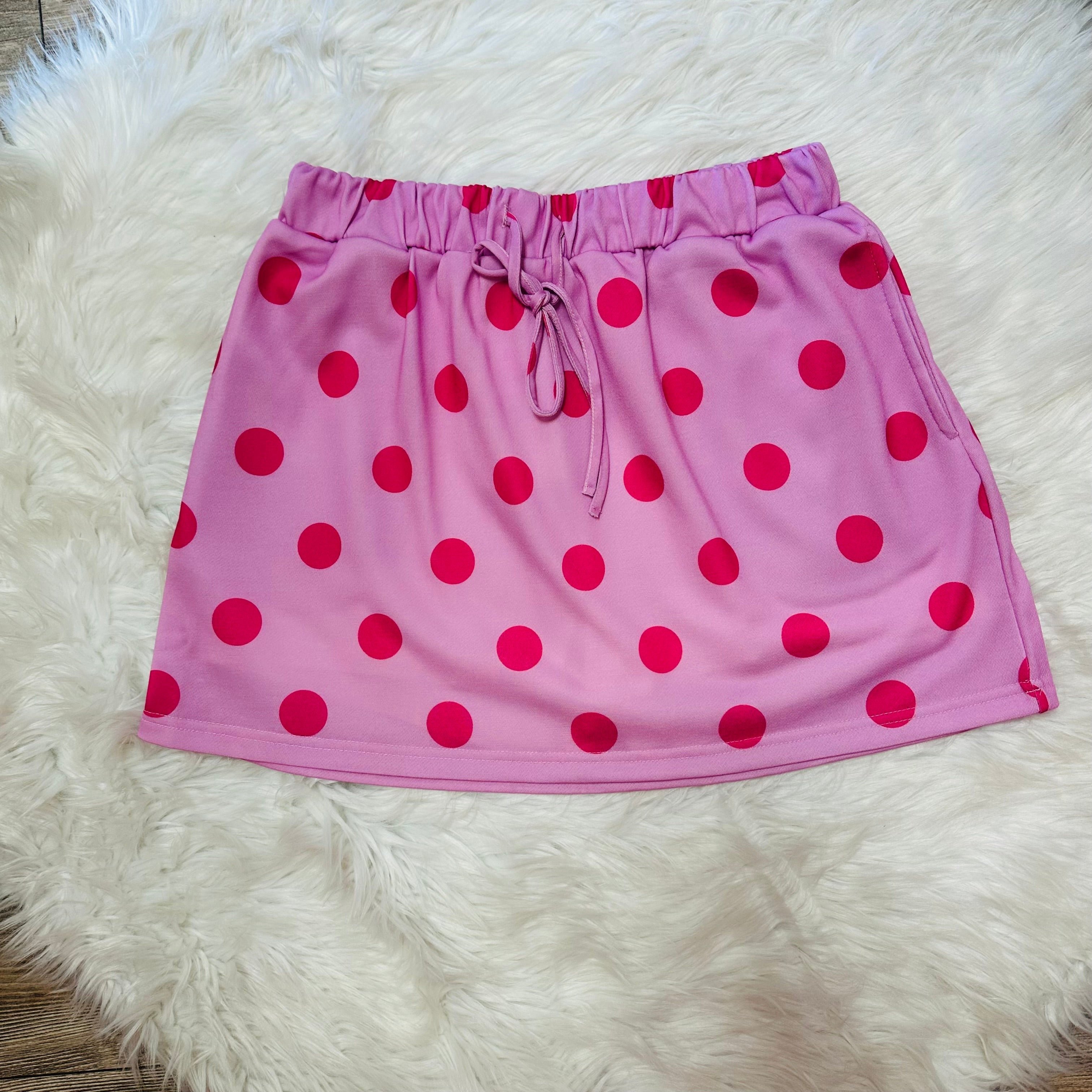 Women’s Polka Dot Skort Set