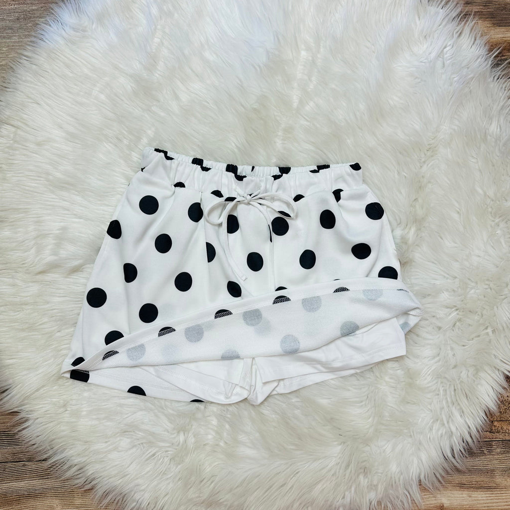 Women’s Polka Dot Skort Set