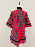 Women’s Red Plaid Dress