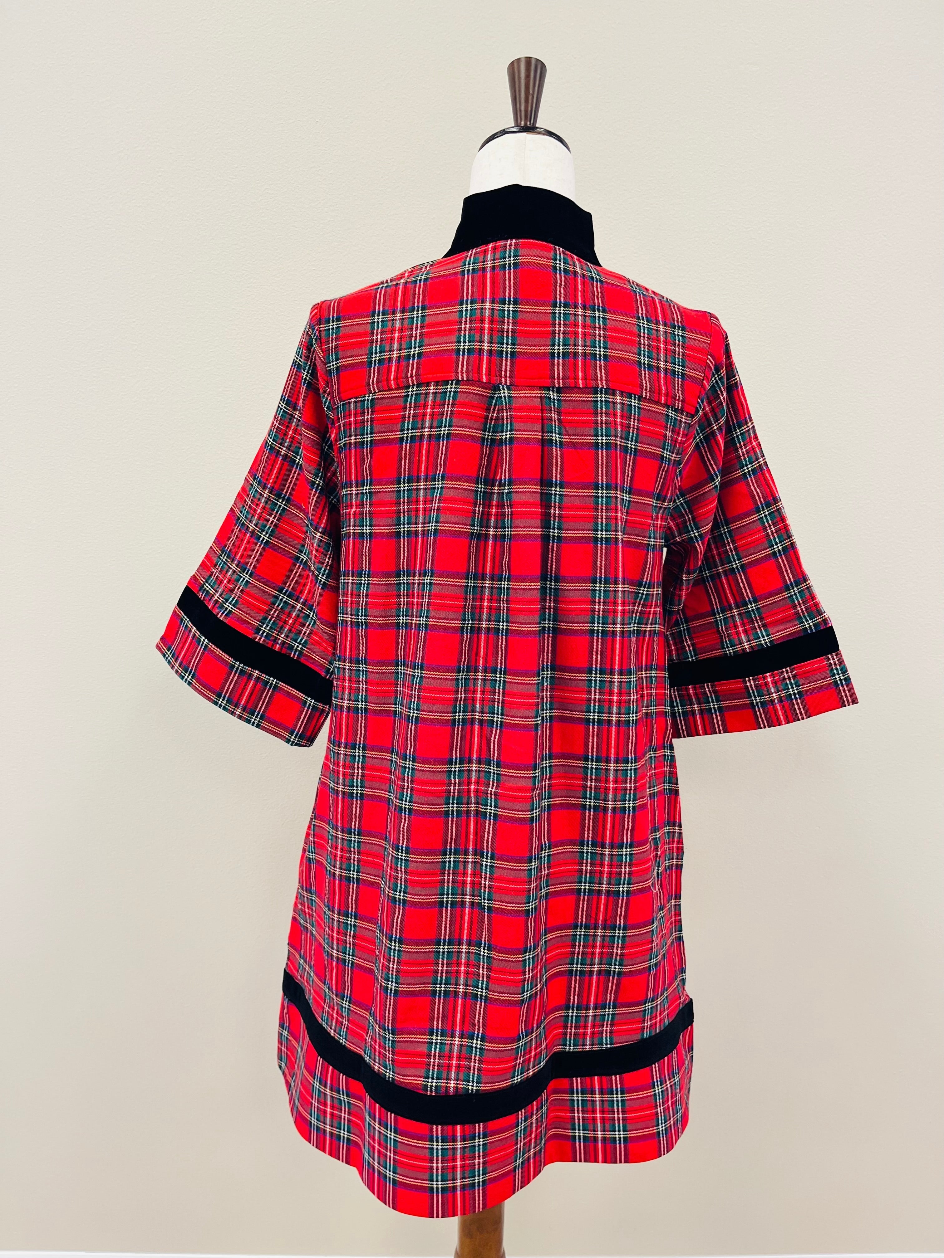 Women’s Red Plaid Dress