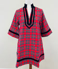 Women’s Red Plaid Dress