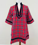 Women’s Red Plaid Dress