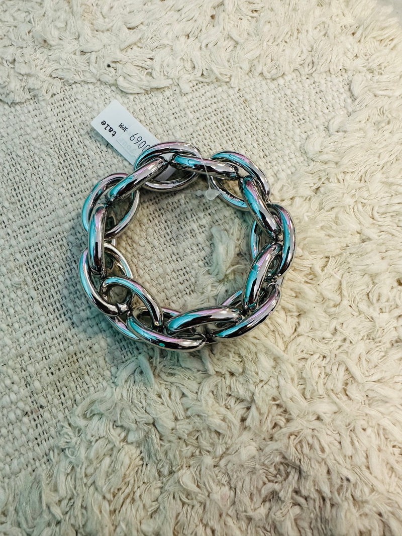 Women’s Silver Chained Bracelet