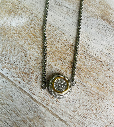 Women’s Silver and Gold Adjustable Bracelet