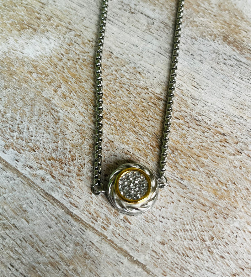 Women’s Silver and Gold Adjustable Bracelet