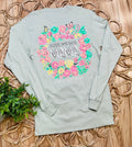 Women’s Simply Southern Blessed To Be Called Mama Long Sleeve Graphic Tee