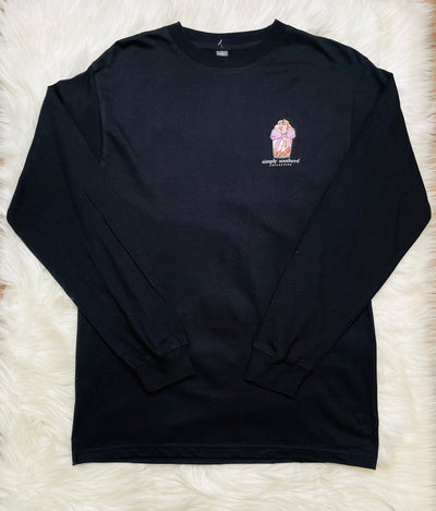 Women’s Simply Southern Coffee Makes me nicer long sleeve Graphic Tee