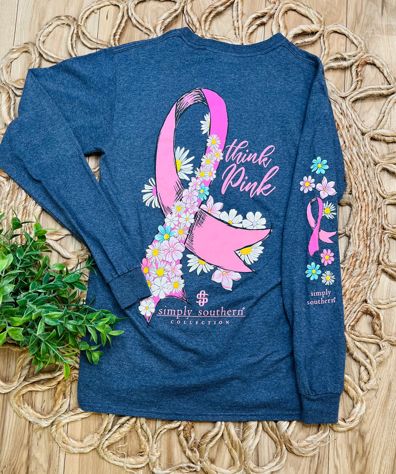 Women’s Simply Southern Think Pink Long Sleeve