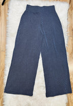 Women’s Sleeveless Navy Ribbed Pant Set
