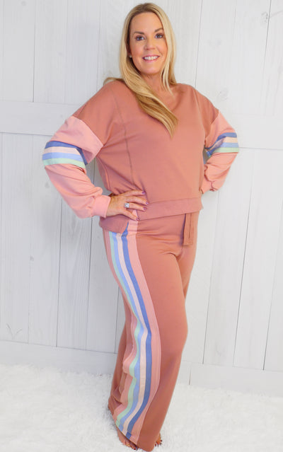 Women’s Stripe Contest Matching Set Brink